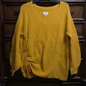 Loft Lou & Grey size small cinched side sweater